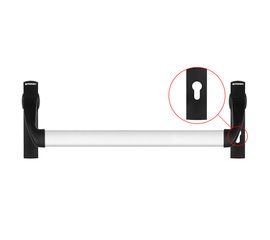 Ручка-штанга нажимная Fuaro (Фуаро) 1300А для антипаники врезной к замку  FL-0433 ANTI-PANIC