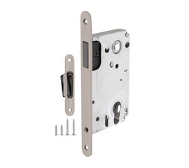 Замок врезной Fuaro (Фуаро) магнитный 5300-M-C под ЦМ SN матовый никель