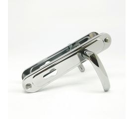 Ручка дверная Zenit (Зенит) на планке РФ1-85.02 (85 мм) хром