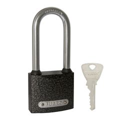 Замок навесной Fuaro (Фуаро) PL-01-63-L англ. 3 кл. (длин. дужка) коробка