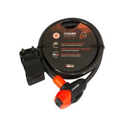 Замок тросовый Fuaro (Фуаро) PL-12150-KEY (12х1500мм) 3"перфо"кл. ПОДВЕС