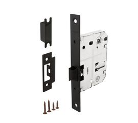 Защелка врезная Fuaro (Фуаро) PLASTIC P72-50 BL черный