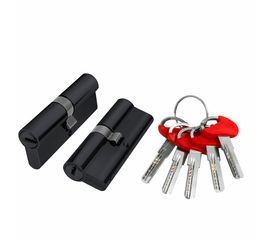 Цилиндровый механизм Fuaro (Фуаро) D-PRO500/60 mm (25+10+25) BL черный 5 кл.