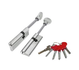 Цилиндровый механизм Fuaro (Фуаро) D-PRO507-8/85 mm (50+10+25) CP хром 5+ 1 кл. перекодируемый со шт