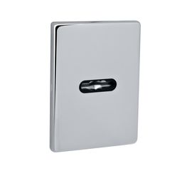 Декоративная накладка Fuaro (Фуаро) с авт. шторками на сувальдный замок ESC 486-S-auto RL (хром) СР