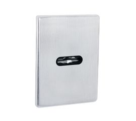 Декоративная накладка Fuaro (Фуаро) с авт.шторками на сувальдный замок ESC 486-S-auto RL (сатин. хро