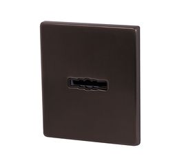 Декоративная накладка Armadillo (Армадилло) на сувальдный замок PS Protector/USS BPVD Вороненый нике