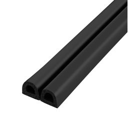 Самоклеящийся уплотнитель, Fuaro (Фуаро) D 9х7,5 мм, черный (100 м)