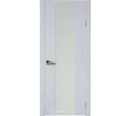 Межкомнатная дверь ЮККА Стиль 1.1 с накладным стеклом ДО ПВХ