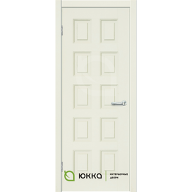Межкомнатная дверь ЮККА Квадро 10 (Quadro 10) ДГ ПВХ