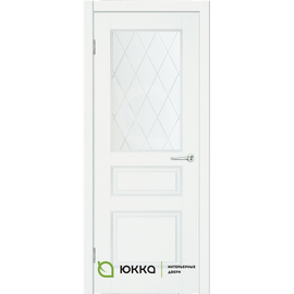 Межкомнатная дверь ЮККА Квадро 7 (Quadro 7) ДО ПВХ