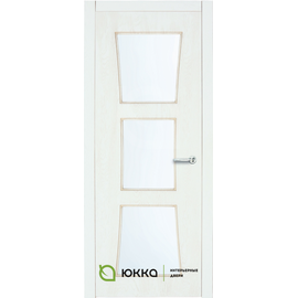 Межкомнатная дверь ЮККА Квадро 12 (Quadro 12) ДО ПВХ