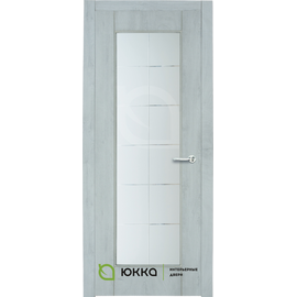 Межкомнатная дверь ЮККА Квадро 1 (Quadro 1) ДО ПВХ