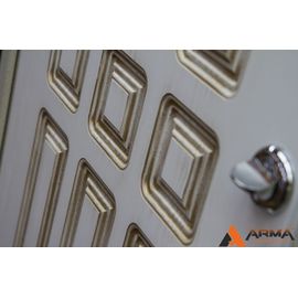 Входная стальная дверь ARMA (АРМА) Домино White