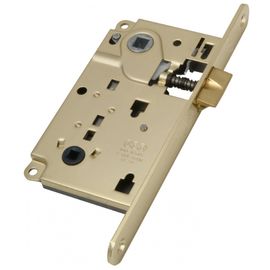 B01013.50.03 Замок AGB (АГБ) межкомнатный WC защёлка вверху (латунь)