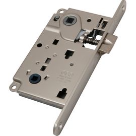 B01013.50.06 Замок AGB (АГБ) межкомнатный WC защёлка вверху (никель)