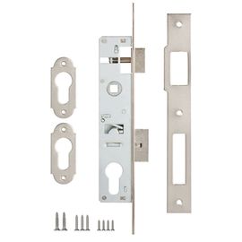 Корпус узкопрофильного Kale kilit (Кале килит) замка с защёлкой 153 (20 mm) w/b (никель)