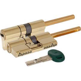 Цилиндровый механизм Mottura (Моттура) под вертушку (дл. шток) C31P513101LC5 (82 мм/46+10+26), ЛАТУН
