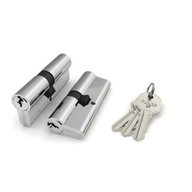 Цилиндровый механизм Fuaro (Фуаро) 100 CA 80 mm (35+10+35) CP хром 5 кл.