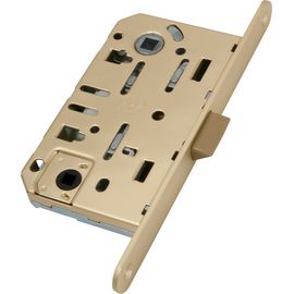 B01102.50.23 Замок AGB (АГБ) межкомнатный WC (матовое золото) MEDIANA EVOLUTION