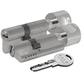 Цилиндровый механизм Kale kilit (Кале килит) с вертушкой 164 OBS SCE/100 (45+10+45) mm никель 5 кл.