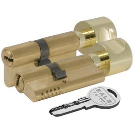 Цилиндровый механизм Kale kilit (Кале килит) с вертушкой 164 OBS SCE/90 (40+10+40) mm латунь 5 кл.