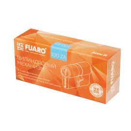 Цилиндровый механизм Fuaro (Фуаро) 100 ZA 80 mm (30+10+40) CP хром 5 кл.