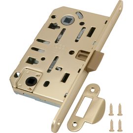 B01102.50.03.567 Замок AGB (АГБ) межкомнатный WC (латунь) MEDIANA EV. (инд.упак+B01000.13)