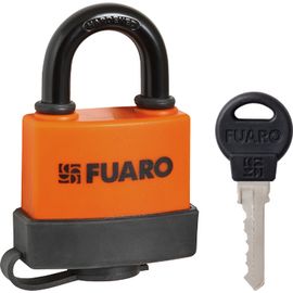 Замок навесной Fuaro (Фуаро) PL-3650 (50 мм) 3 "англ."кл. БЛИСТЕР