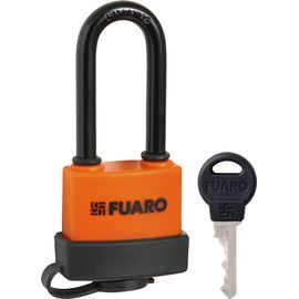 Замок навесной Fuaro (Фуаро) PL-3640 LS (40 мм) 3 "англ."кл. (удлиненная дужка) БЛИСТЕР