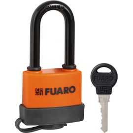 Замок навесной Fuaro (Фуаро) PL-3650 LS (50 мм) 3 "англ."кл. (удлиненная дужка) БЛИСТЕР