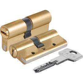Цилиндровый механизм Kale kilit (Кале килит) 164 DBN-E/70 (30+10+30) mm латунь 5 кл.