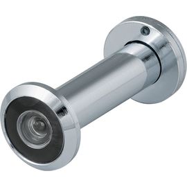 DVZ2, глазок, Fuaro (Фуаро) 16/200/60x100 (оптика пластик, угол обзора 200) CP Хром