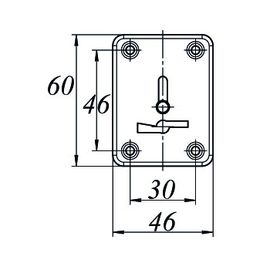 Накладка ЗВ13 Mettem (Меттэм) 38.4.040 (комплект) нерж.сталь