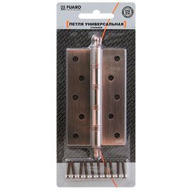 Петля универсальная Fuaro (Фуаро) 4BB/A/BL 125x75x2,5 CP (Хром) БЛИСТЕР