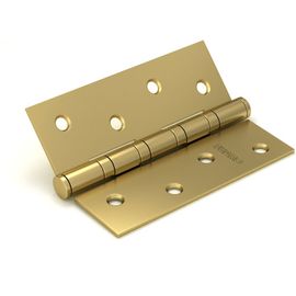 Петля универсальная Fuaro (Фуаро) 4BB/BL 125x75x2,5 SB (мат. золото) БЛИСТЕР
