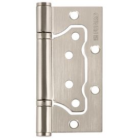 Петля универсальная Fuaro (Фуаро) без врезки 500-2BB/BL 100x2,5 PN (мат. никель) БЛИСТЕР