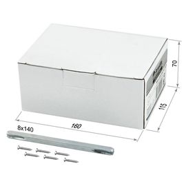Ручка раздельная Armadillo (Армадилло) Libra LD26-1GP-22 золото TECH (кв. 8х140)
