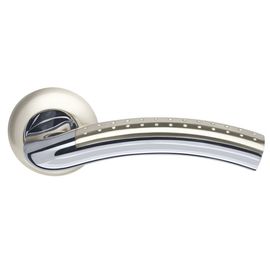 Ручка раздельная Armadillo (Армадилло) Libra LD26-1SN/CP-3 матовый никель/хром TECH (кв. 8х140)