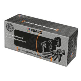 Цилиндровый механизм Fuaro (Фуаро) с вертушкой R602/90 mm (45+10+35) CP хром 5 кл.