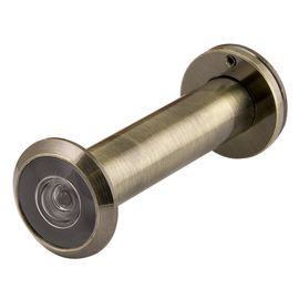 DVZ4, глазок, Fuaro (Фуаро) 16/200/70x130 (оптика пластик, угол обзора 200) AB Бронза