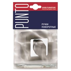 Ручка поворотная Punto (Пунто) BK6 QR GR/CP-23 графит/хром