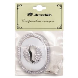 Декоративная накладка Armadillo (Армадилло) на цилиндр ET-DEC CL (ATC Protector 1) СР Хром