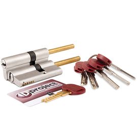 Цилиндровый механизм Mottura (Моттура) под вертушку (дл. шток) DPC1P6131 S3 (92 мм/56+10+26) САТИН.Н