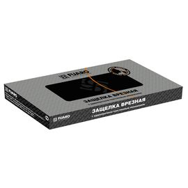 Защелка врезная Fuaro (Фуаро) PLASTIC P96WC-50 GR графит