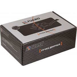Ручка раздельная Fuaro (Фуаро) ALFA AR CP-8 хром, квадрат 8x140 мм, стяжки M4(10*50*50)