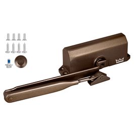 Доводчик дверной Dorma (Дорма) TS 77 EN3, с рычажной тягой, коричневый