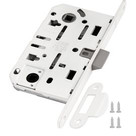B01102.50.91.567 Замок AGB (АГБ) межкомнатный WC (белый) MEDIANA EV. (инд.упак+B01000.13)