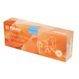 Цилиндровый механизм Fuaro (Фуаро) с вертушкой 100 ZM 90 mm (40+10+40) BP латунь 5 кл.