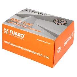 Накладка под Fuaro (Фуаро) цилиндр  ESC-12C CP-8 хром (2шт. в уп.,отгр. по 1 шт)